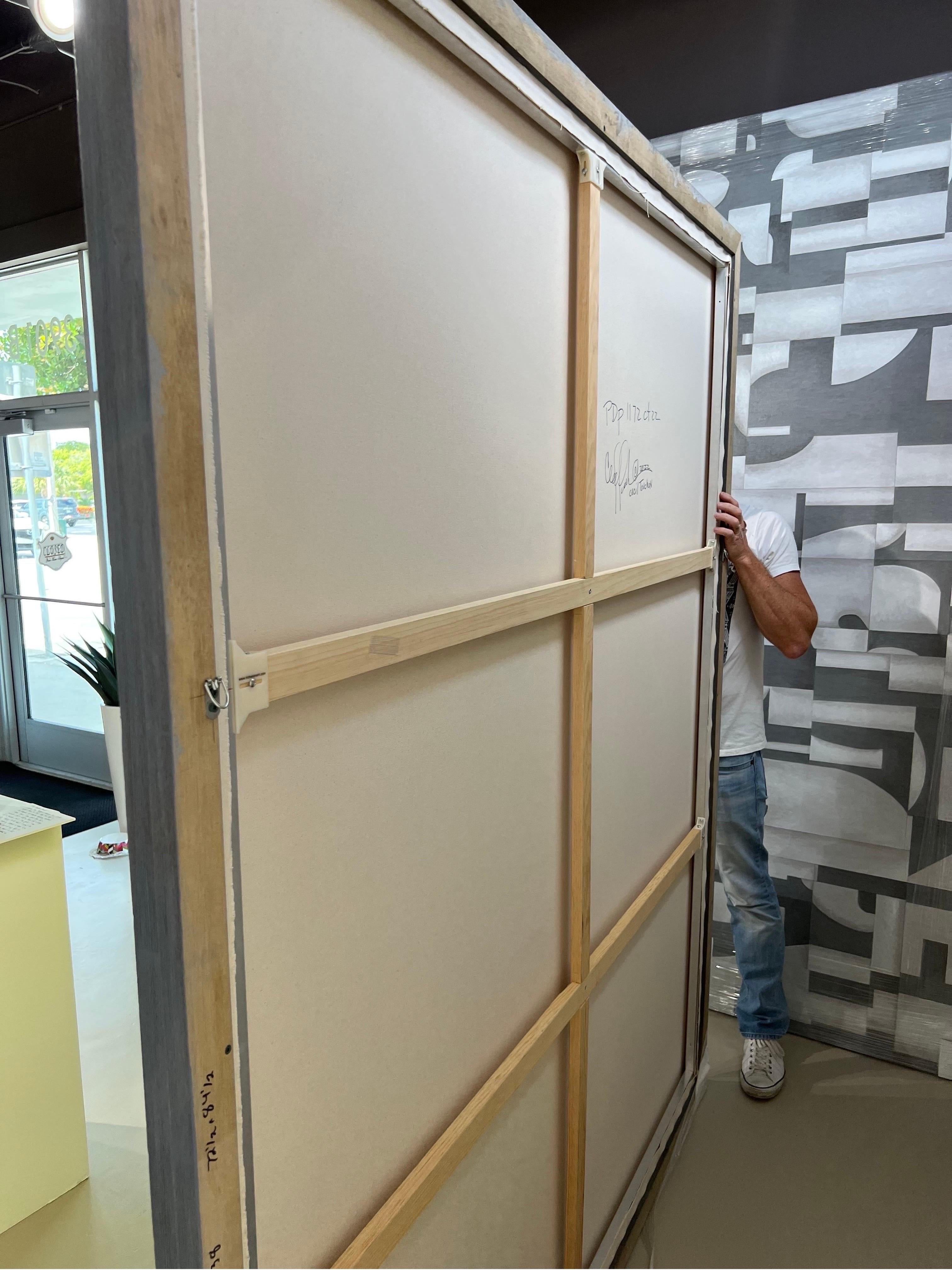Großes Gemälde auf Leinwand mit dem Titel PDP 1172 im Angebot 1