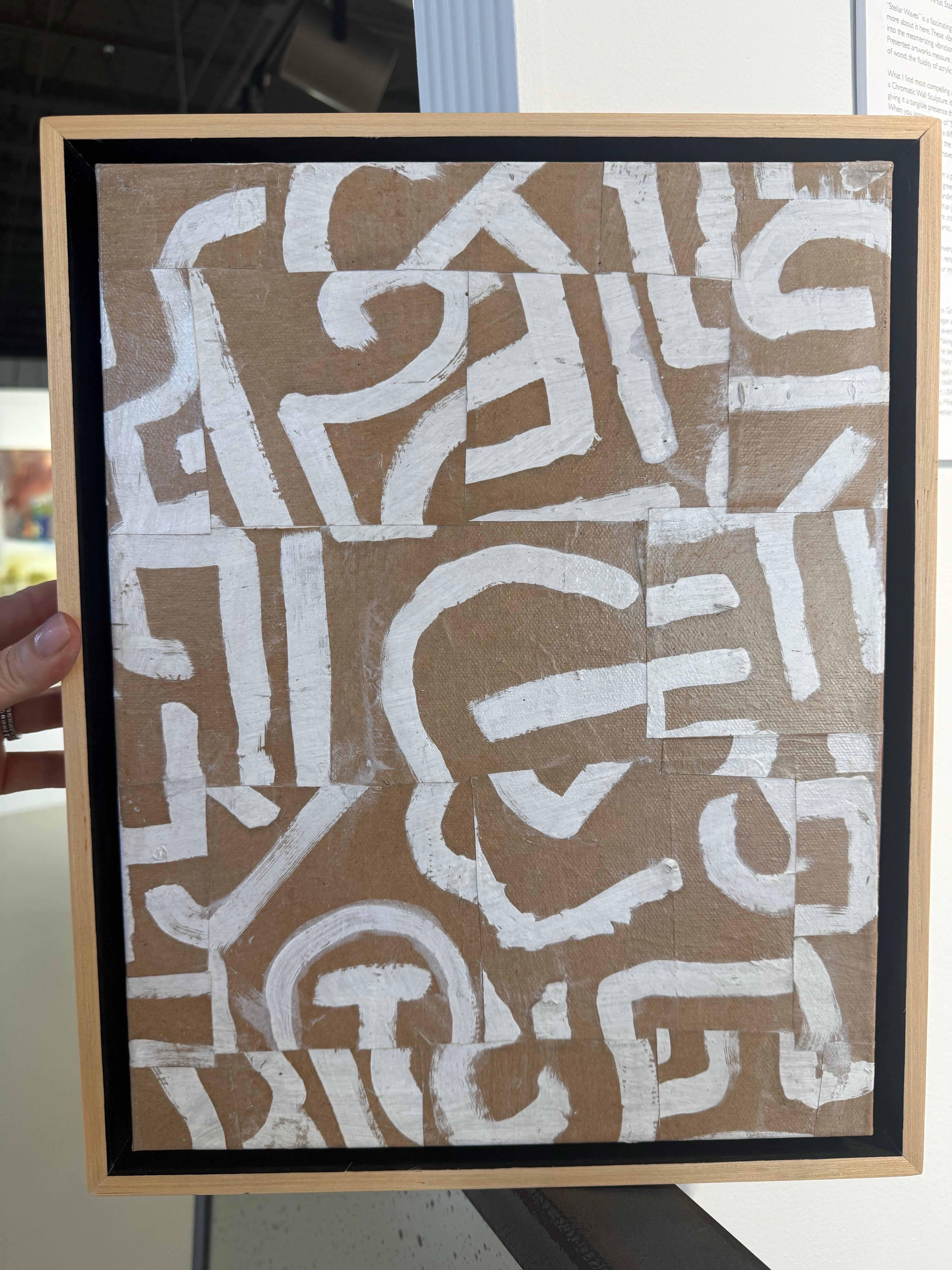 Original Collage on Canvas Titled: PDP 1058 ct19 12 x 15 For Sale 1
