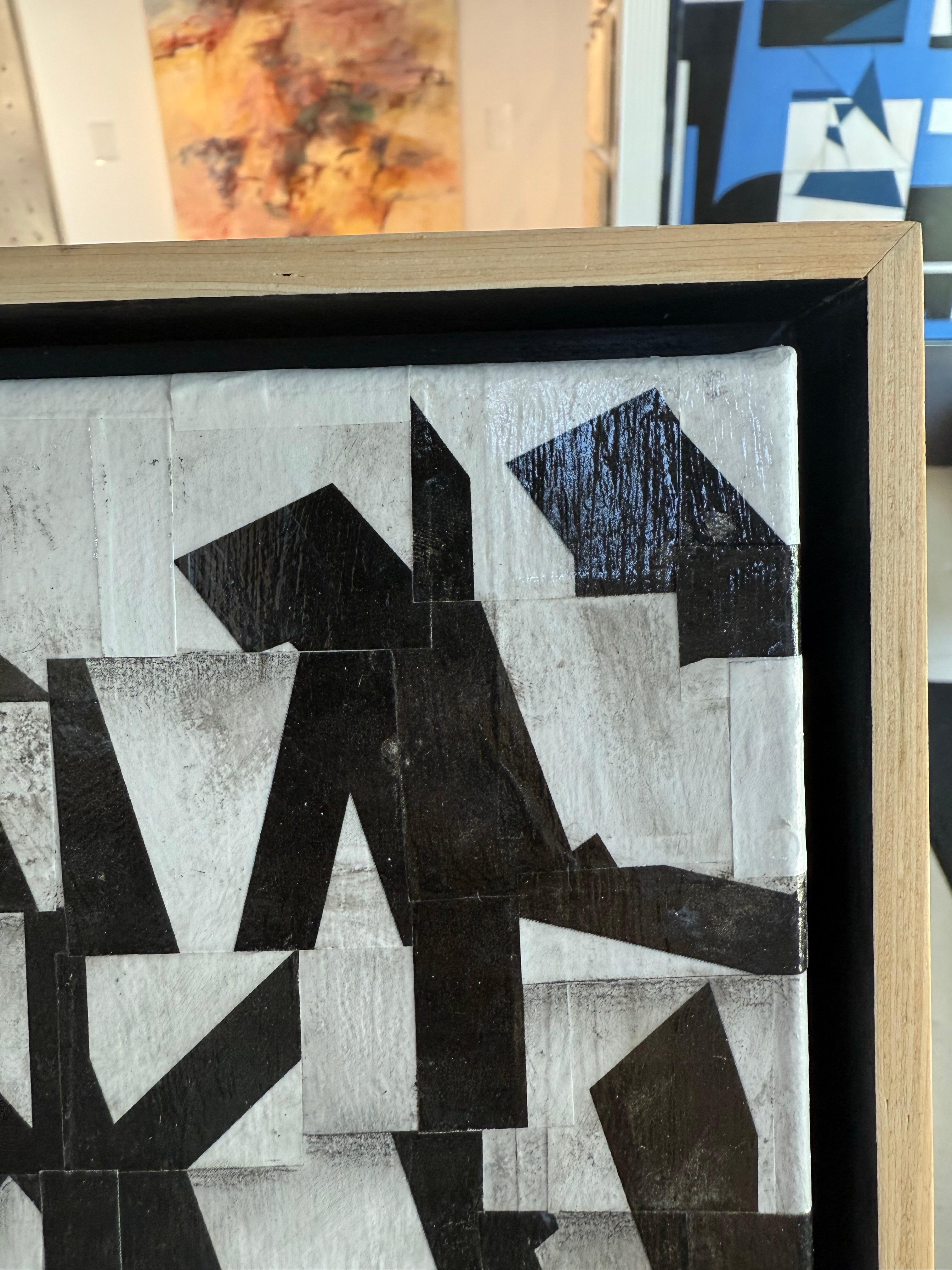 Original Collage on Canvas Titled: PDP 1071ct19 For Sale 1