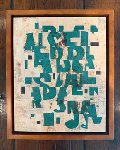 Original Collage on Canvas Titled: PDP 1306 ct23 9 x 11