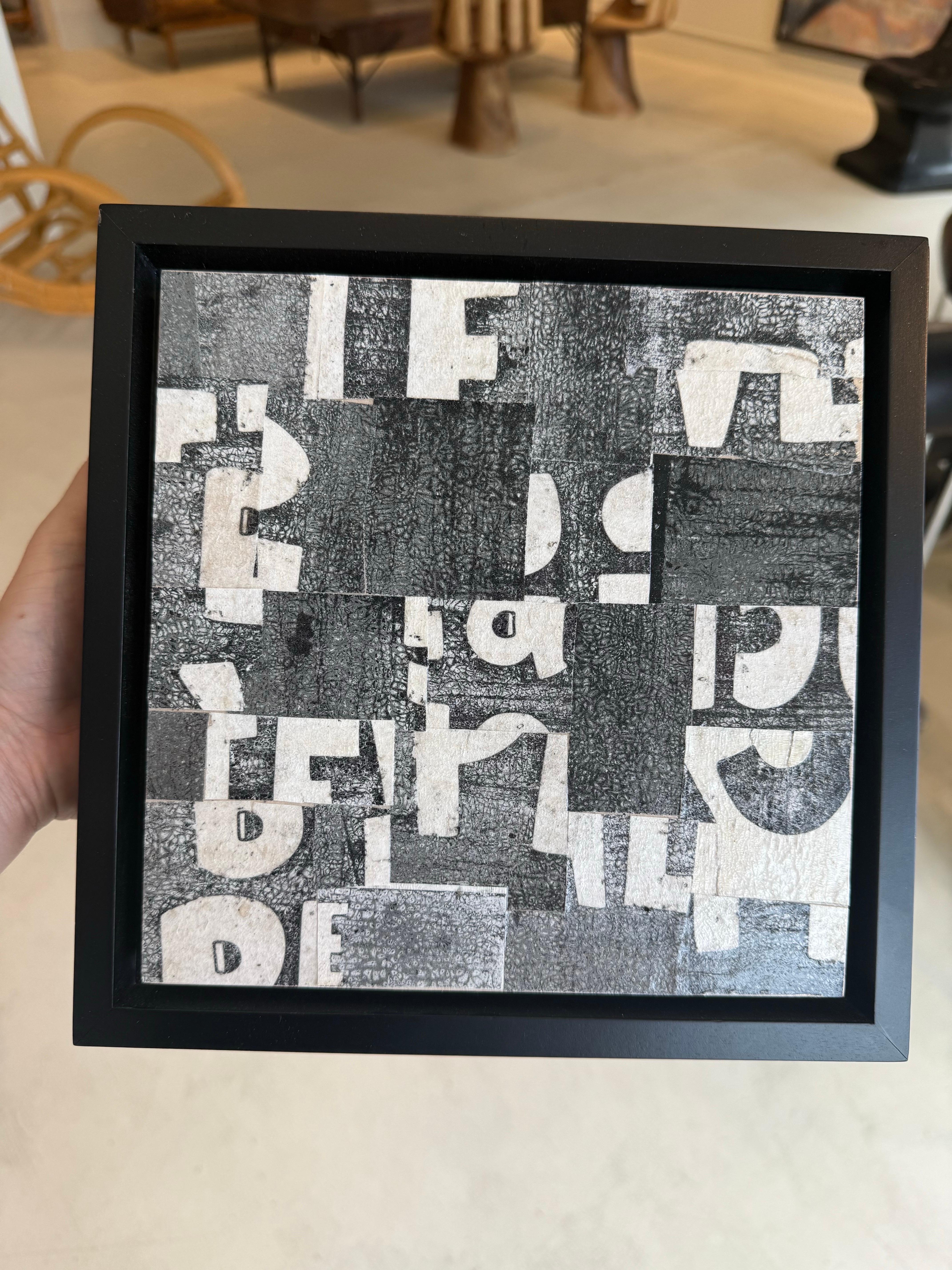 Post Dogmatista Pintura sobre tabla, firmado verso
El cuadro es de 8 x 8 con marco de aproximadamente 9,5 x 9,5
listo para colgar

Cecil Touchon Nacido en 1956 en Austin, Texas, es un artista estadounidense contemporáneo del collage, pintor, poeta