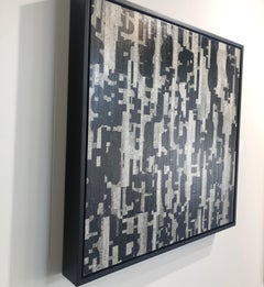 Original Collage on Panel Titled: PDP783 framed 24 x 24