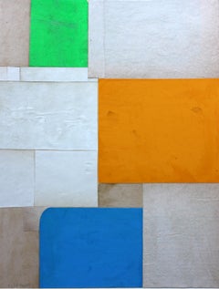 Original Collage on Paper (Framed) Titled: Fs 2819 ct09 (18 x 22.5)