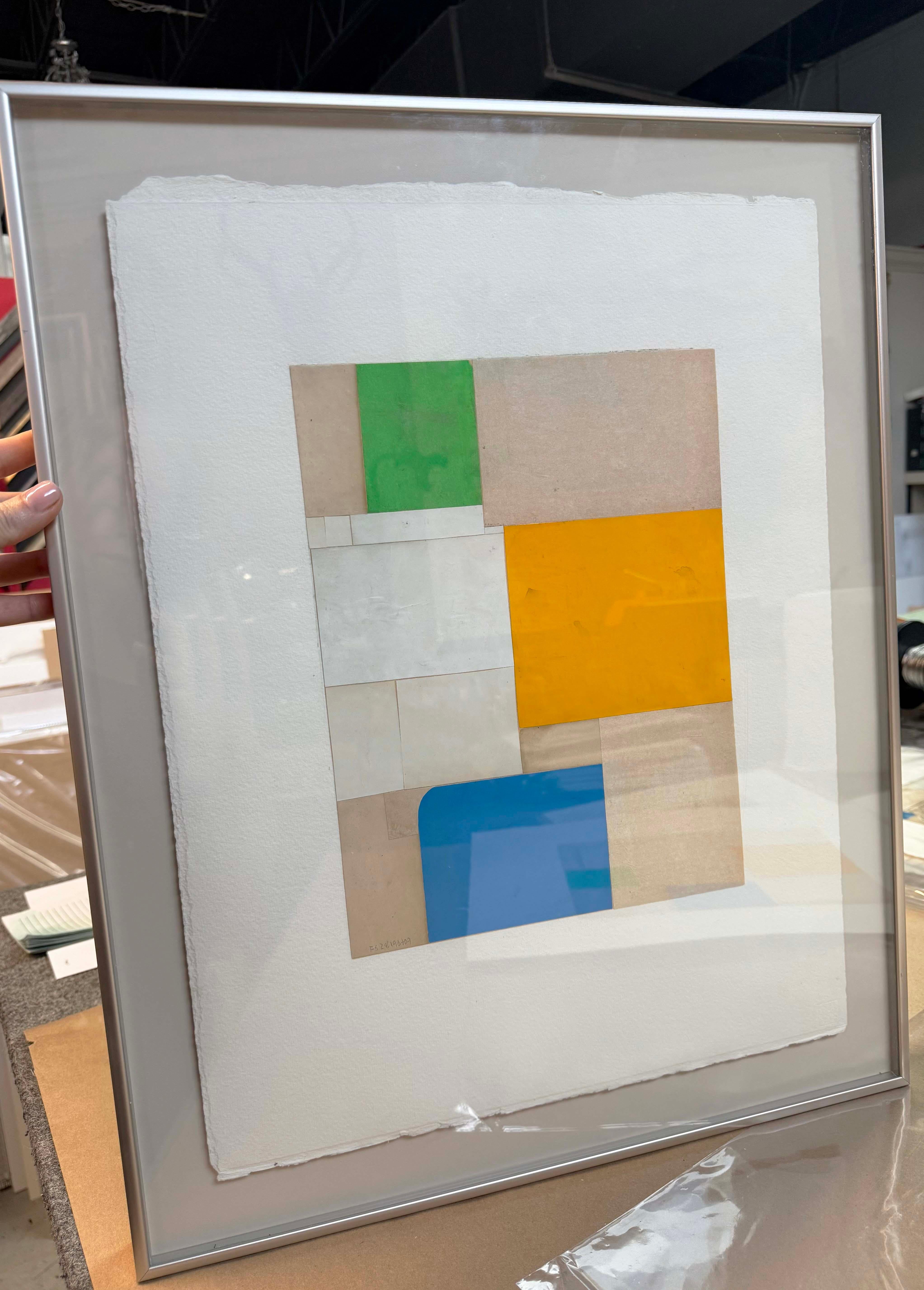 Final Framed dimension: 18 x 22.5
collage art only: 9 x 12
full paper size: 15 x 19

Cecil Touchon Born 1956 Austin, Texas is a contemporary American collage artist, painter, published poet and theorist living in Pagosa Springs, Colorado. Co-founder