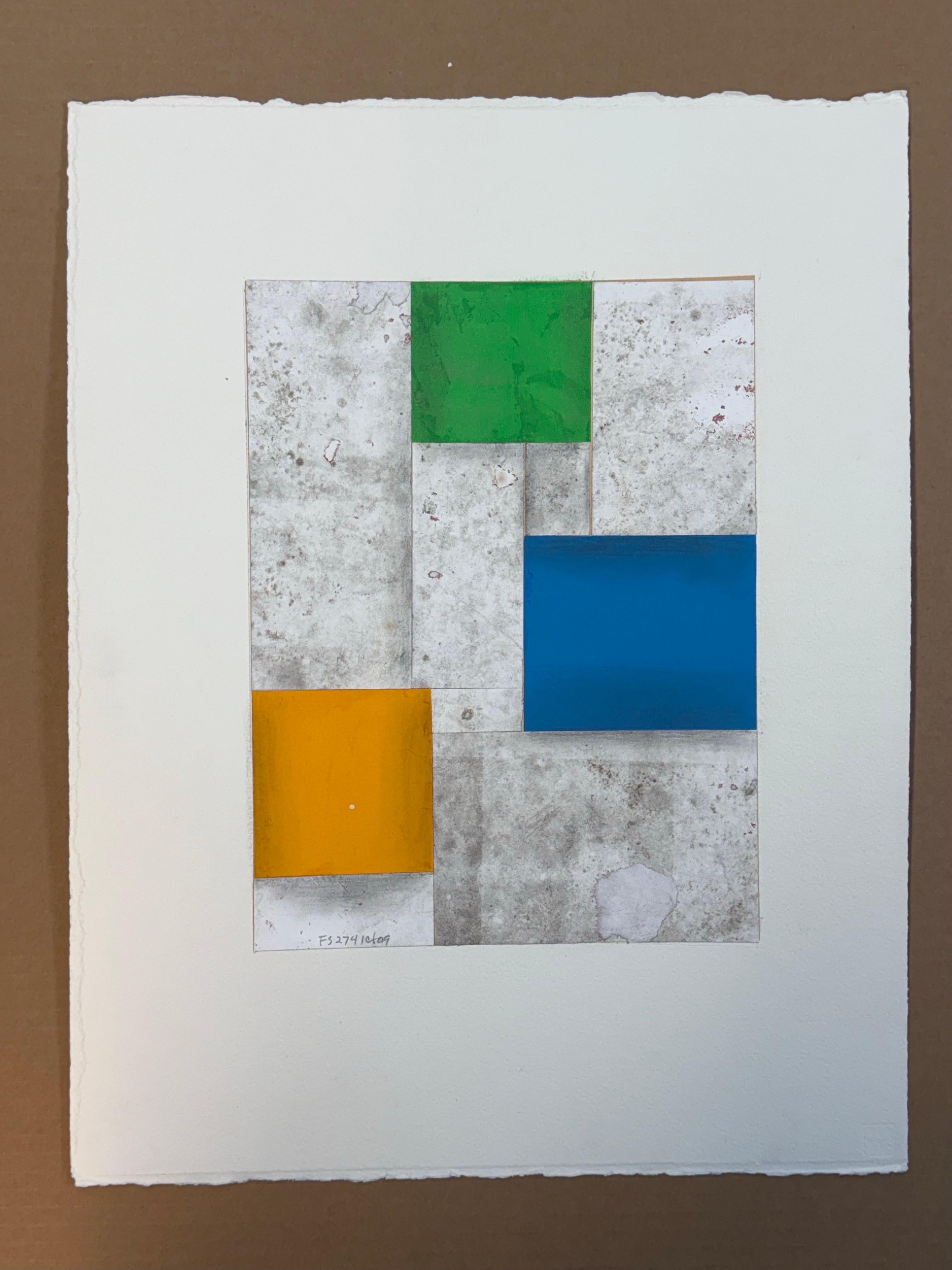 Collage originale su carta intitolato: Fs 2741 ct09 in vendita 2