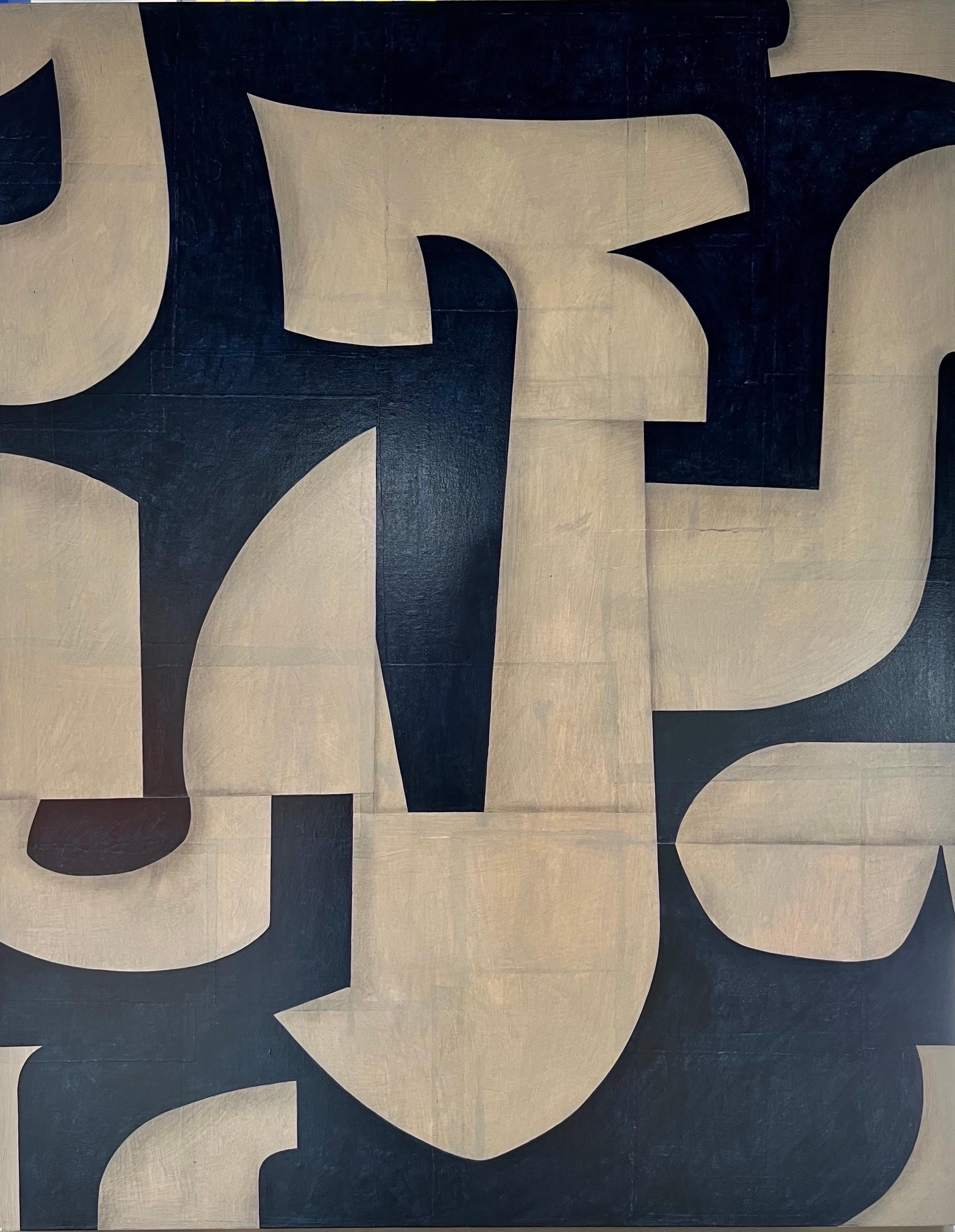 Cecil Touchon Abstract Painting - Original Painting on Canvas Titled: "PDP 1147” 48 x 60