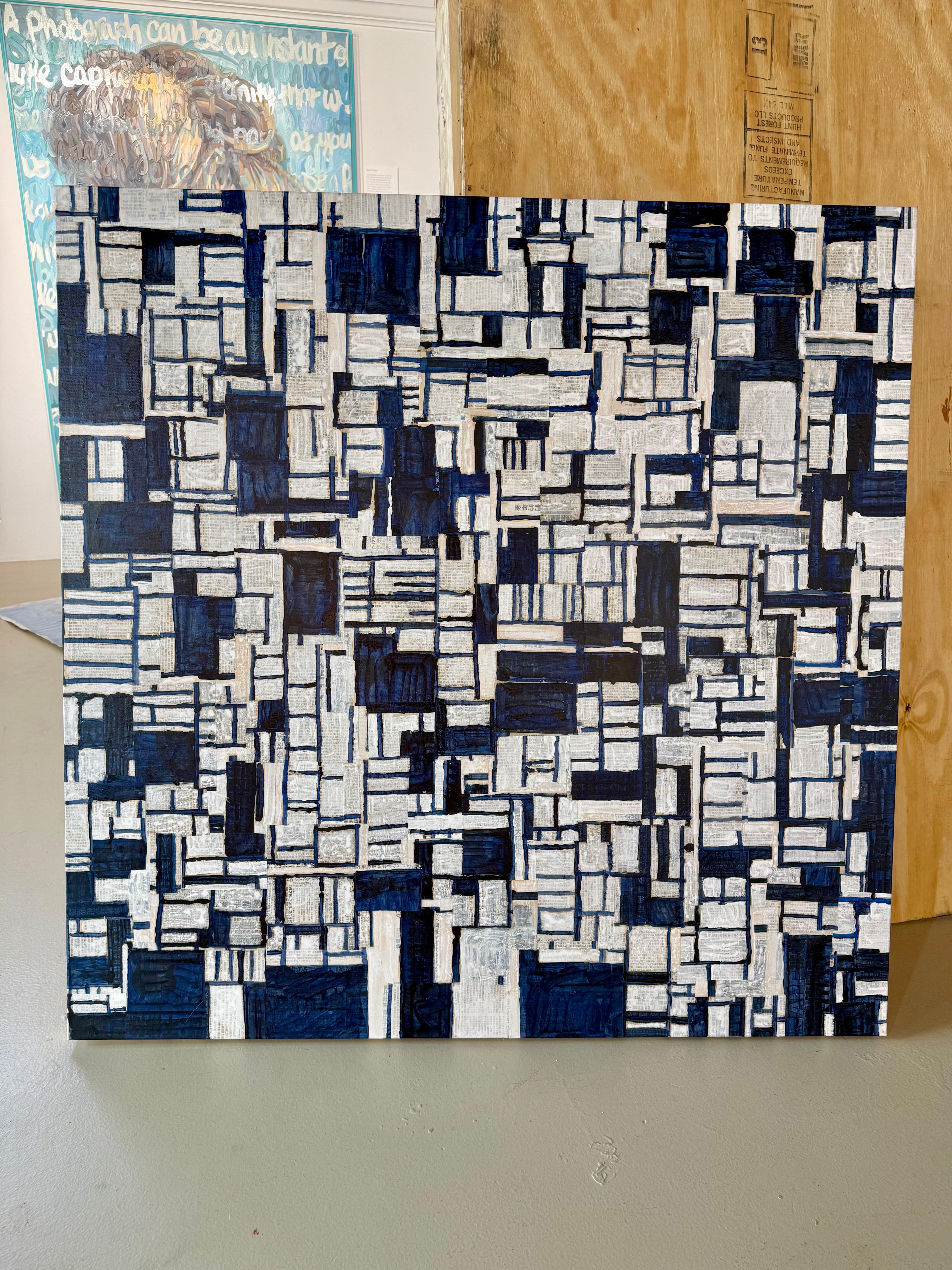 Original-Gemälde auf Leinwand mit dem Titel: PDP 884 ct17 im Angebot 8