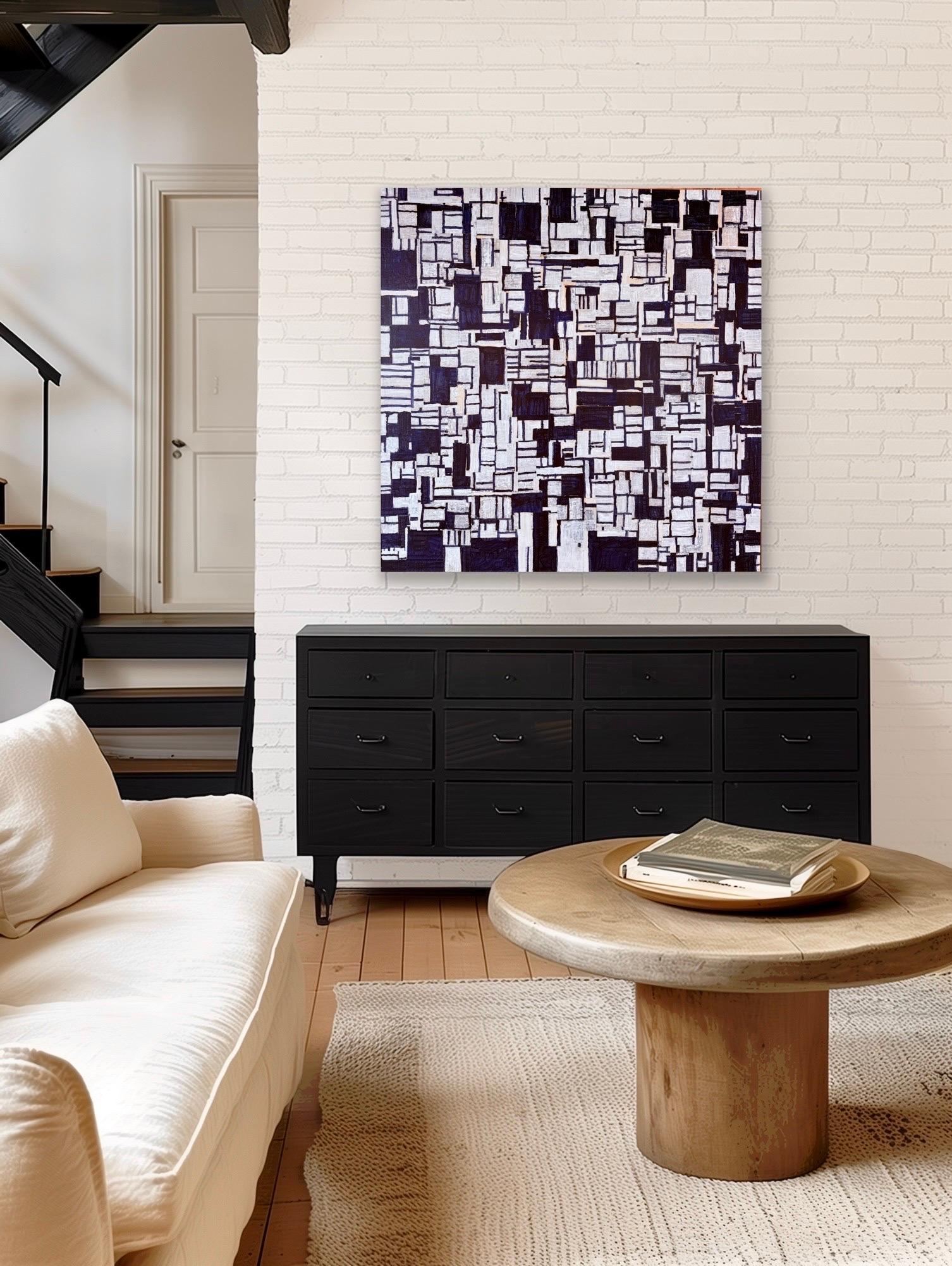 Original-Gemälde auf Leinwand mit dem Titel: PDP 884 ct17 im Angebot 10