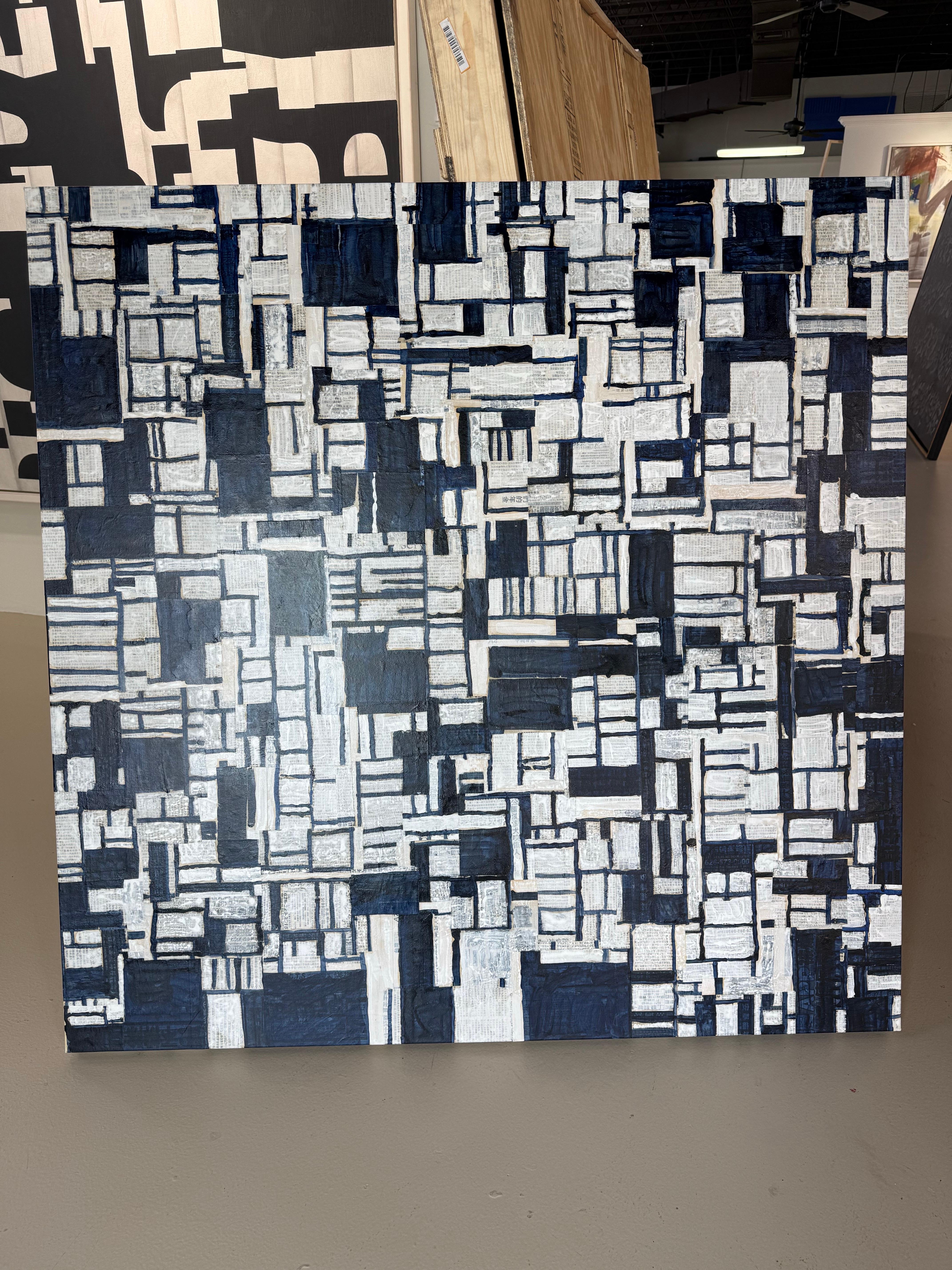 Original-Gemälde auf Leinwand mit dem Titel: PDP 884 ct17 im Angebot 4