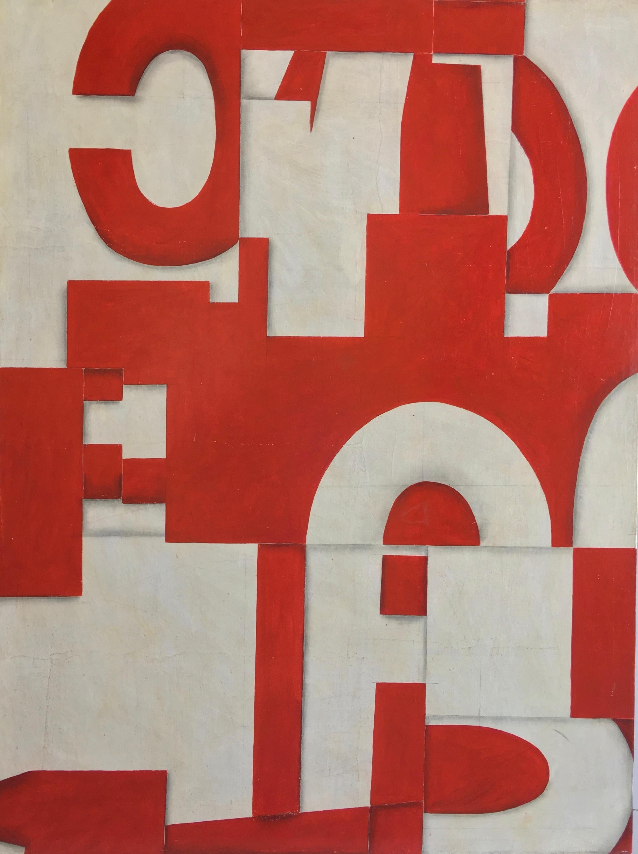 Peinture sur toile intitulée : « PDP409ct09 » 30 x 40