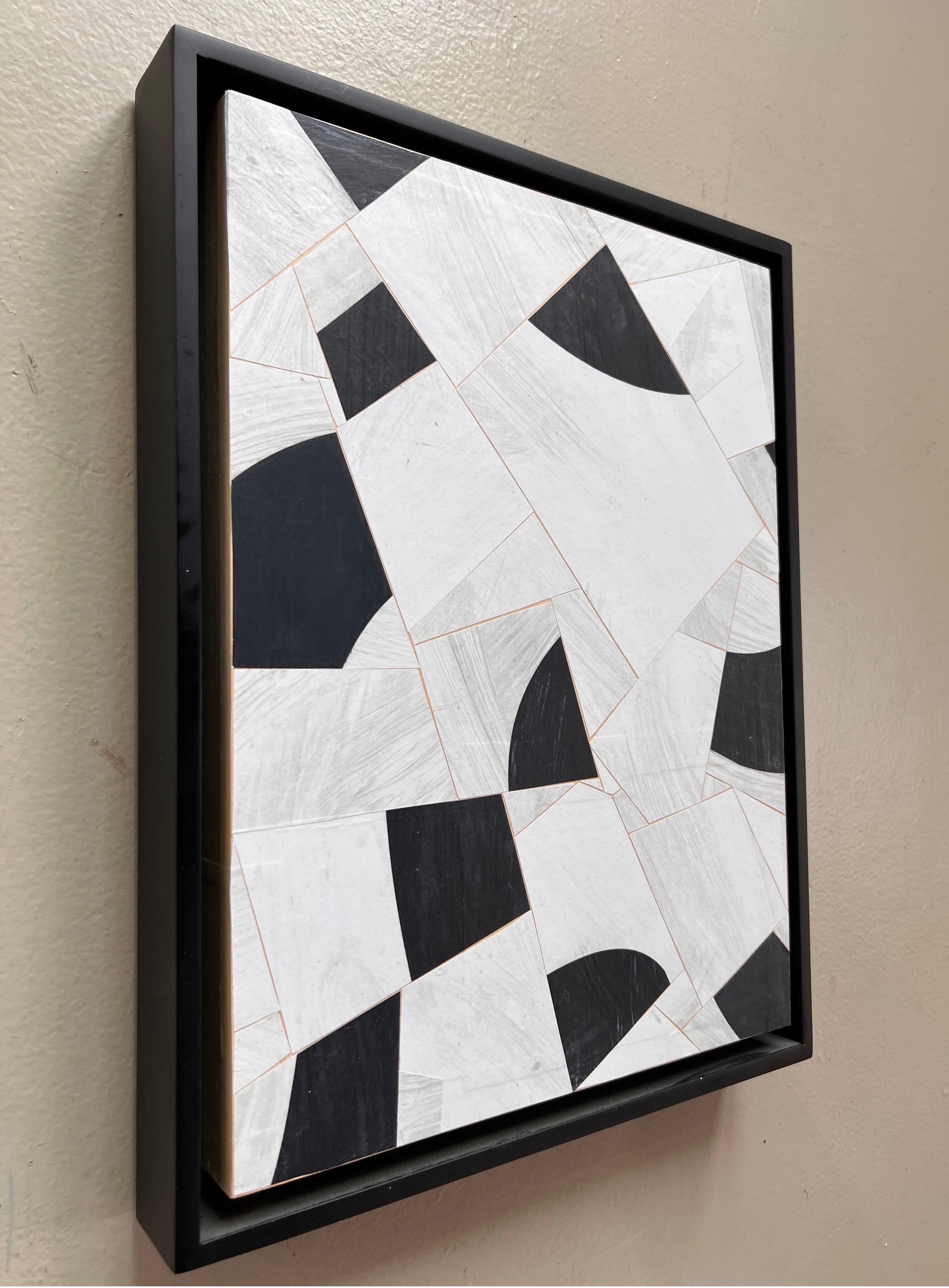 Gemälde auf Tafel mit dem Titel PDP 1371 (Geometrische Abstraktion), Painting, von Cecil Touchon