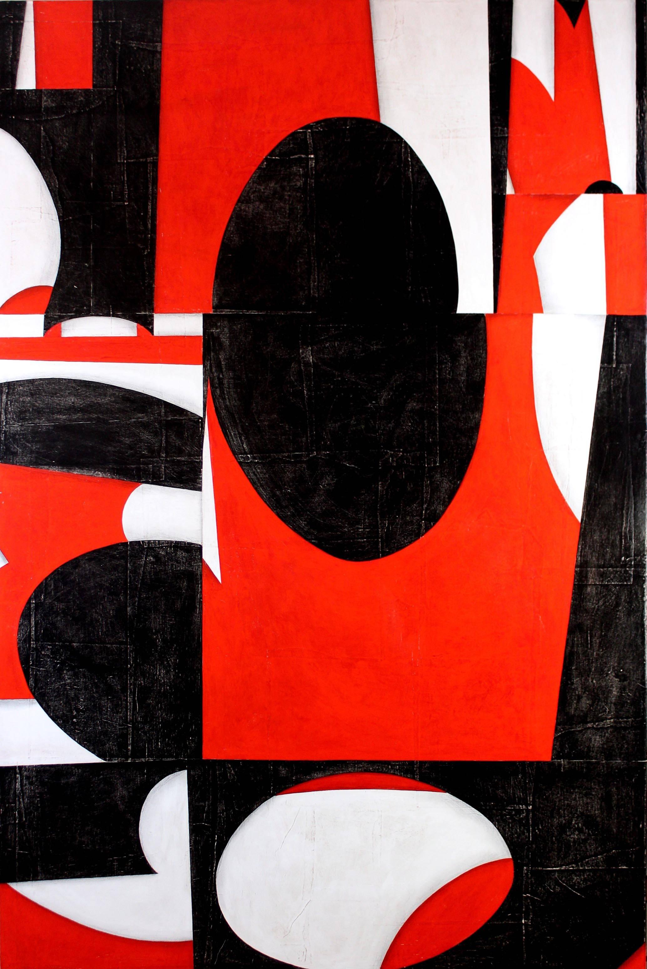 Painting on Panel Titled PDP595ct12  44 x 66 - Mixed Media Art by Cecil Touchon