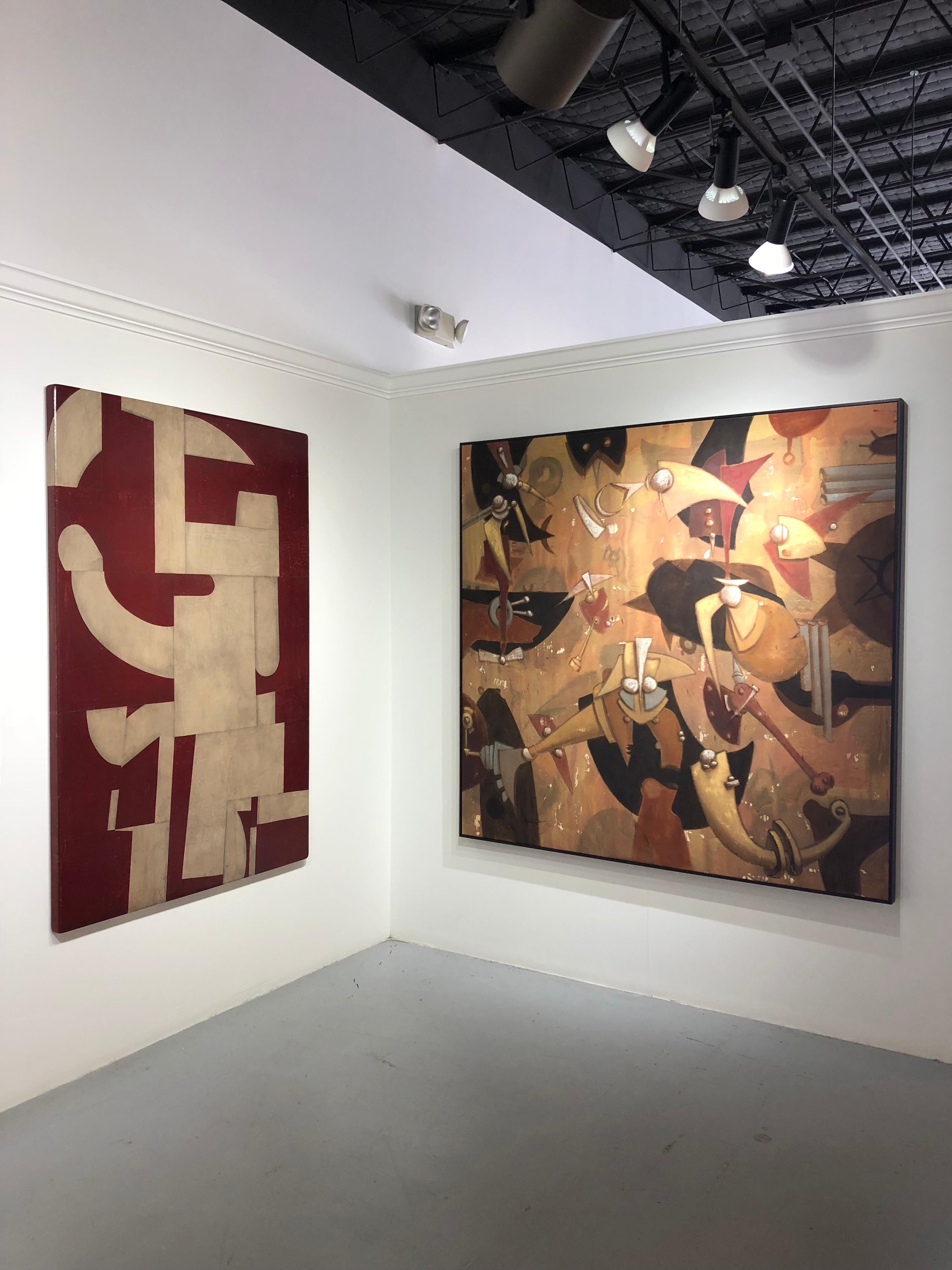 Pittura su pannello firmata sul retro

Cecil Touchon Nato nel 1956 ad Austin, in Texas, è un artista americano contemporaneo di collage, pittore, poeta pubblicato e teorico che vive a Pagosa Springs, in Colorado. Cofondatore del Gruppo
