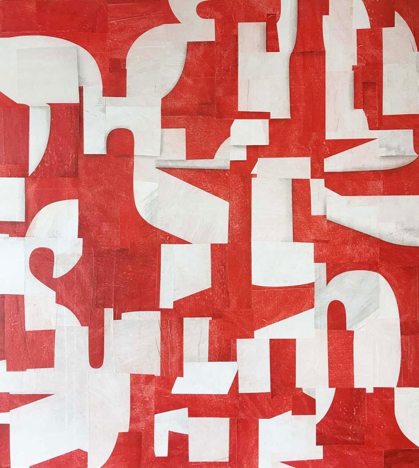Peinture sur panneau intitulée : "PDP746ct14".  44 x 48