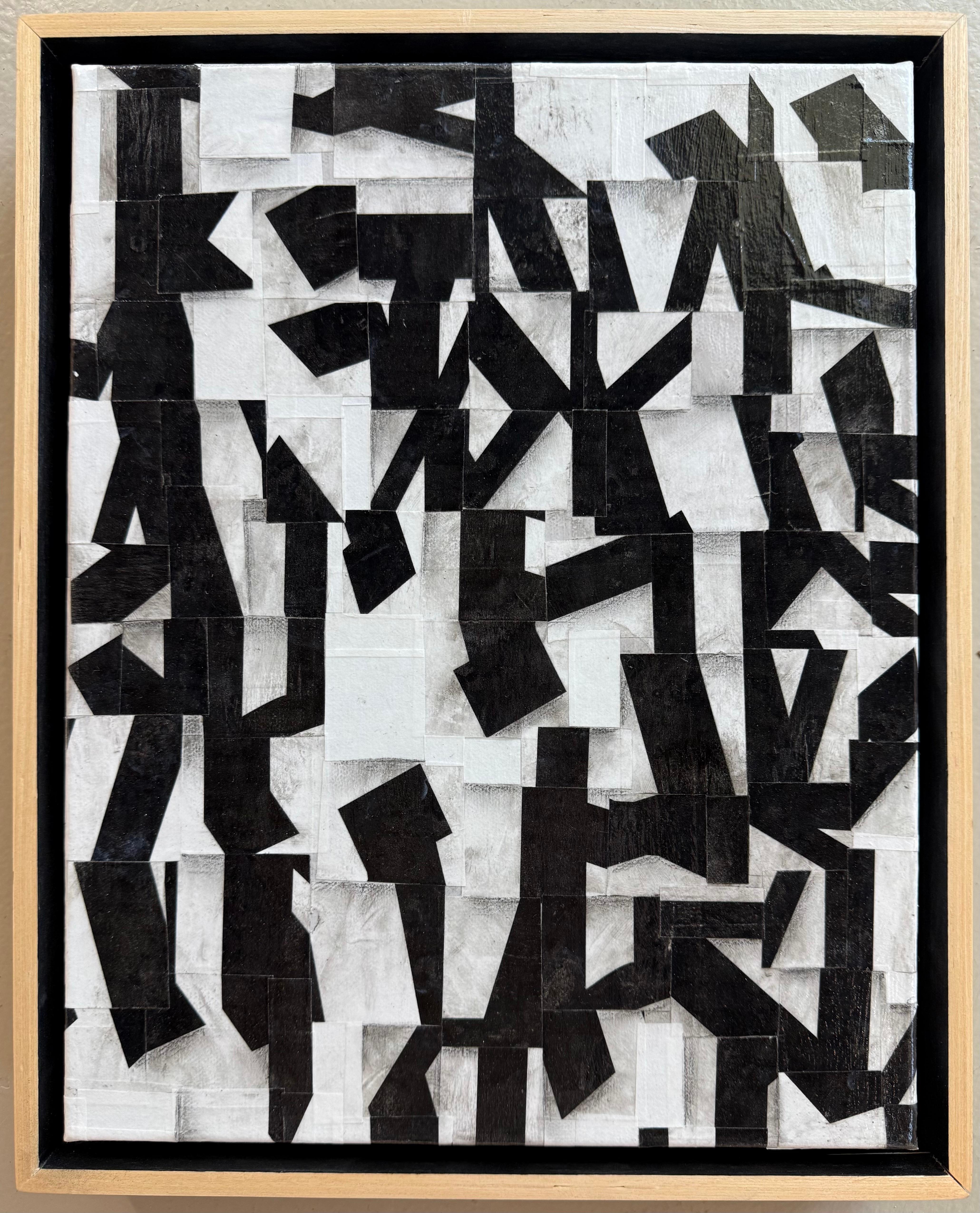 "PDP 1071ct19" Original Collage on Canvas 12 x 15