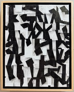 "PDP 1071ct19" Original Collage on Canvas 12 x 15