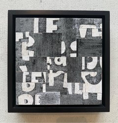 "PDP 1359 ct23" Original Collage on Canvas (9.25 x 9.25)