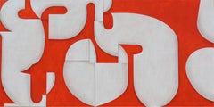 "PDP 1419" Acrilico su carta su tela (40 x 80)