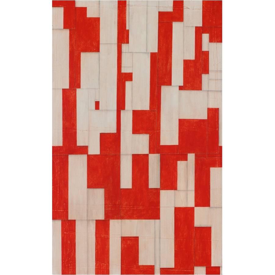 Cecil Touchon Abstract Painting – Gemälde auf Tafel mit dem Titel PDP806ct16