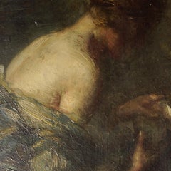 CECIL WILLIAM REA, 1860–1935, The Crystal Gazer, Oil on Panel, Circa 1910