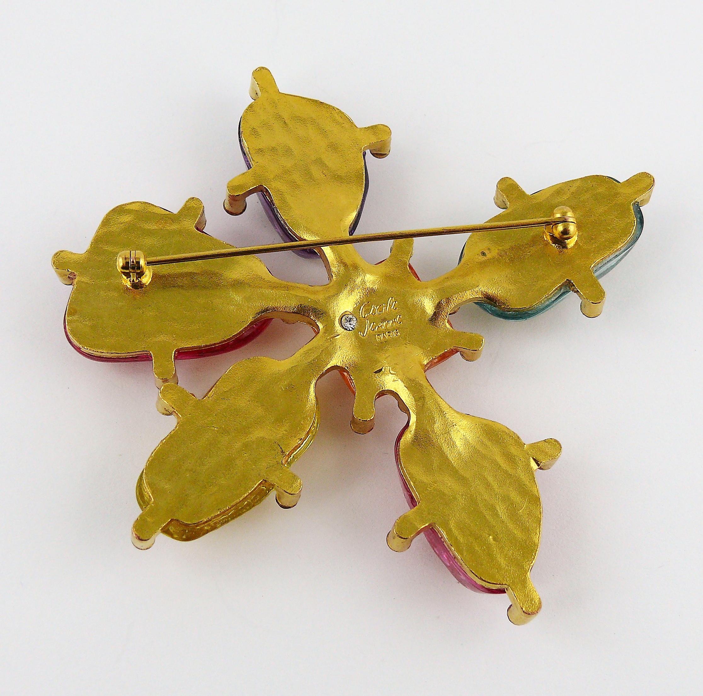 Women's Cecile et Jeanne Paris Jewelled Brooch For Sale