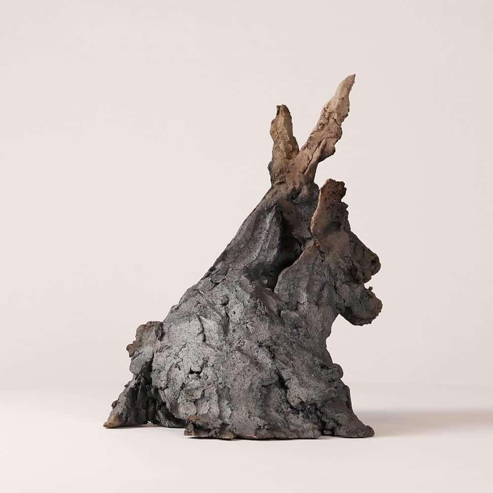 Donkeys’ skin II by Cécile Raynal - Animal art sculpture, fairytale character For Sale 1