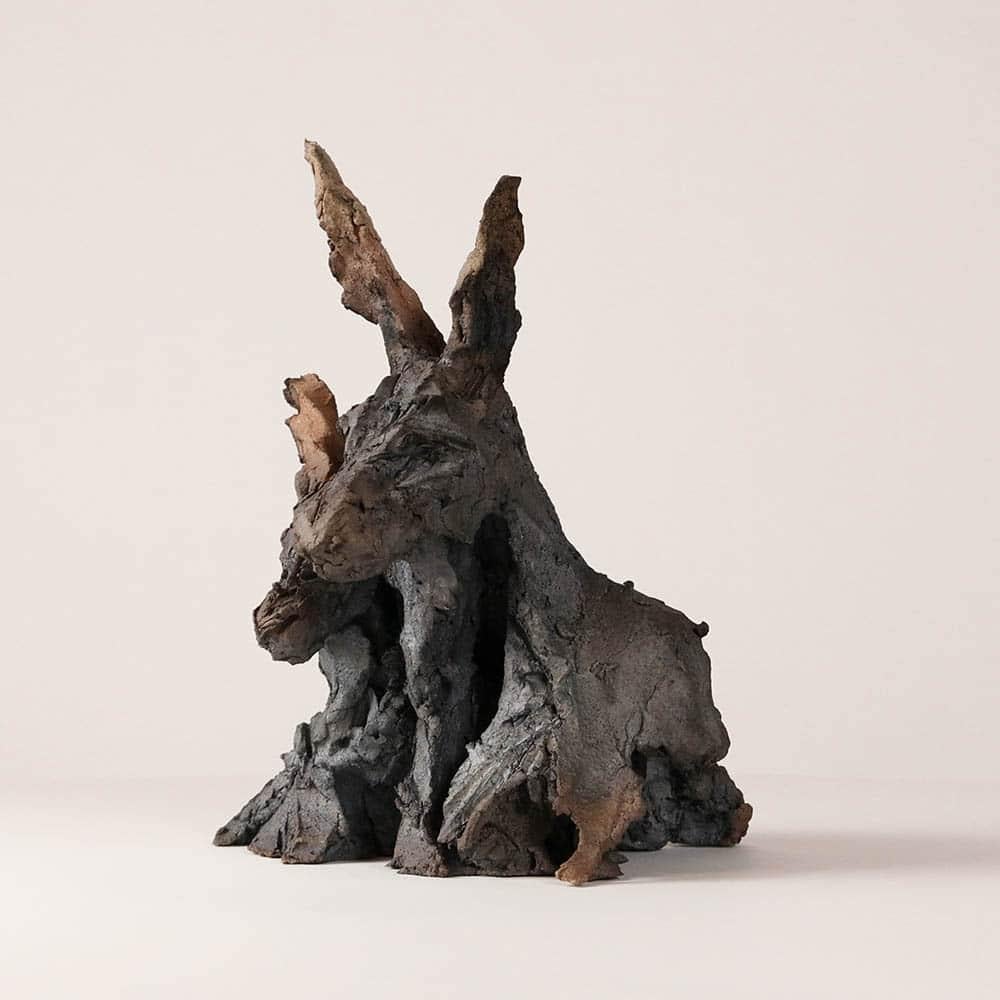 Donkeys’ skin II by Cécile Raynal - Animal art sculpture, fairytale character For Sale 2