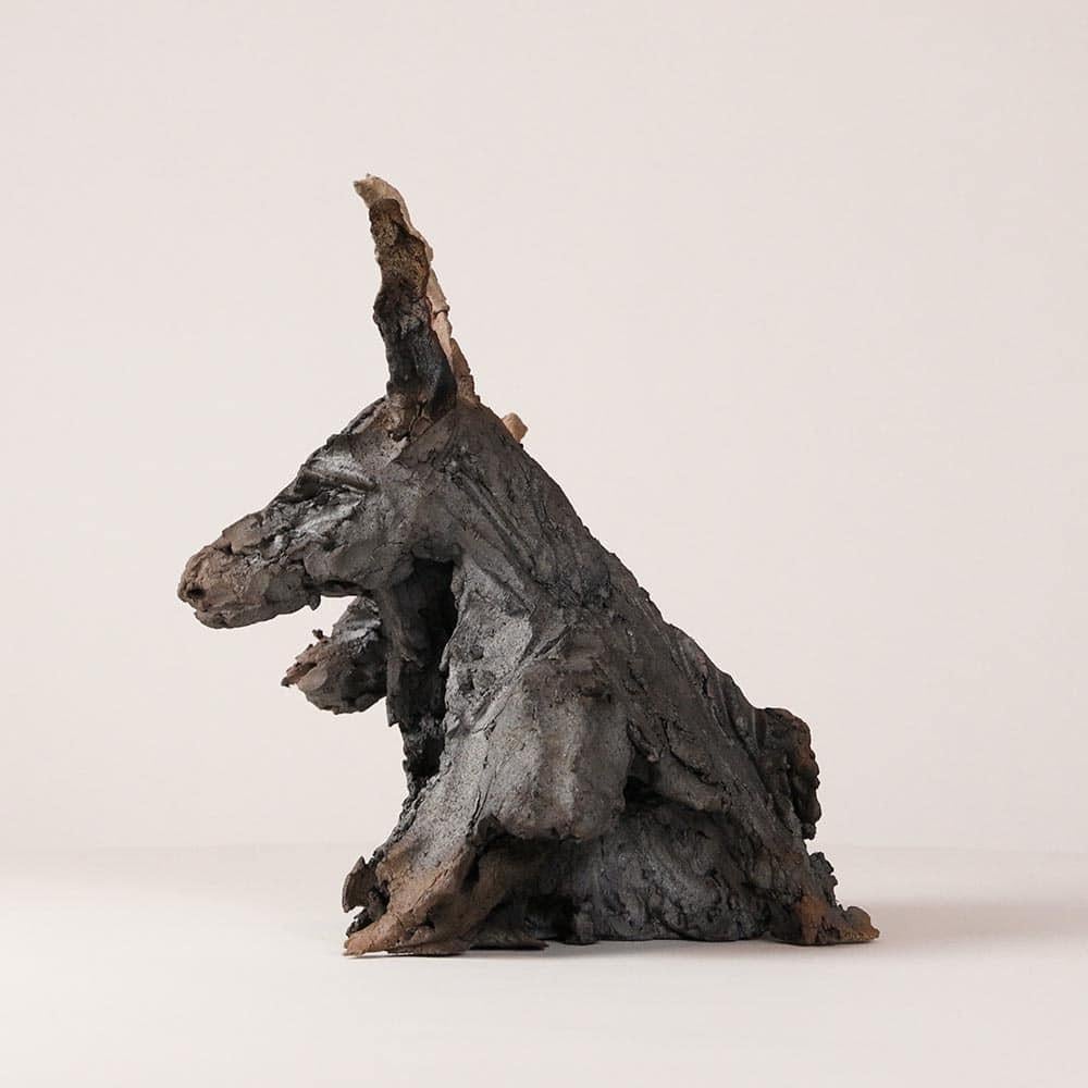 Donkeys’ skin II by Cécile Raynal - Animal art sculpture, fairytale character For Sale 3