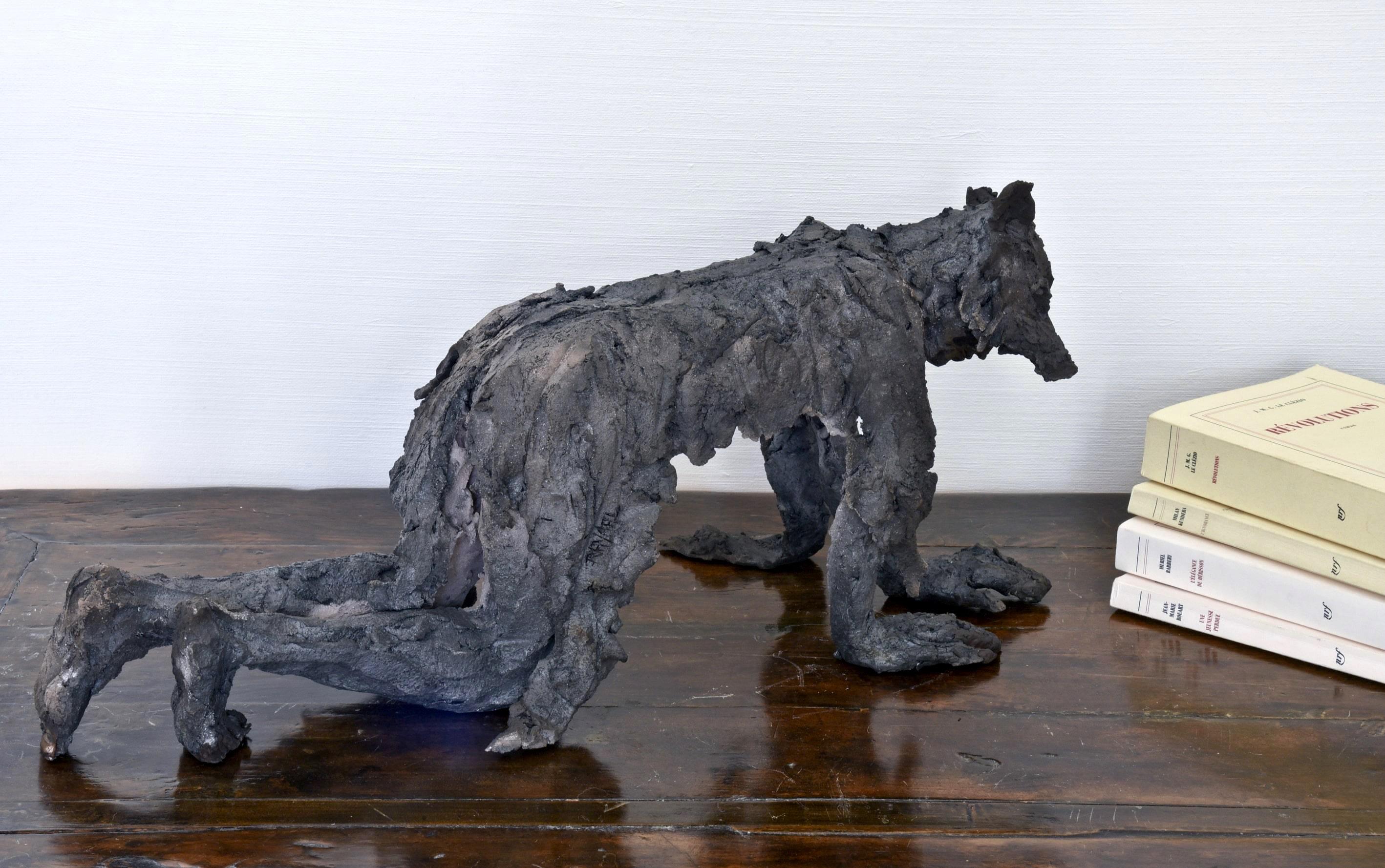 Eros de Cécile Raynal - Portrait d'une figure mythologique, sculpture en céramique en vente 5