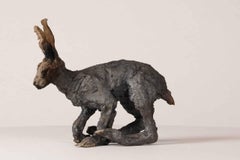 Running by Cécile Raynal - Sculpture d'art animalier, personnage de conte de fées
