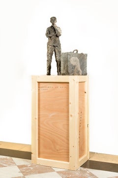 Longtemps, au loin, l’Iran (with Émilien) by Cécile Raynal - Stoneware sculpture