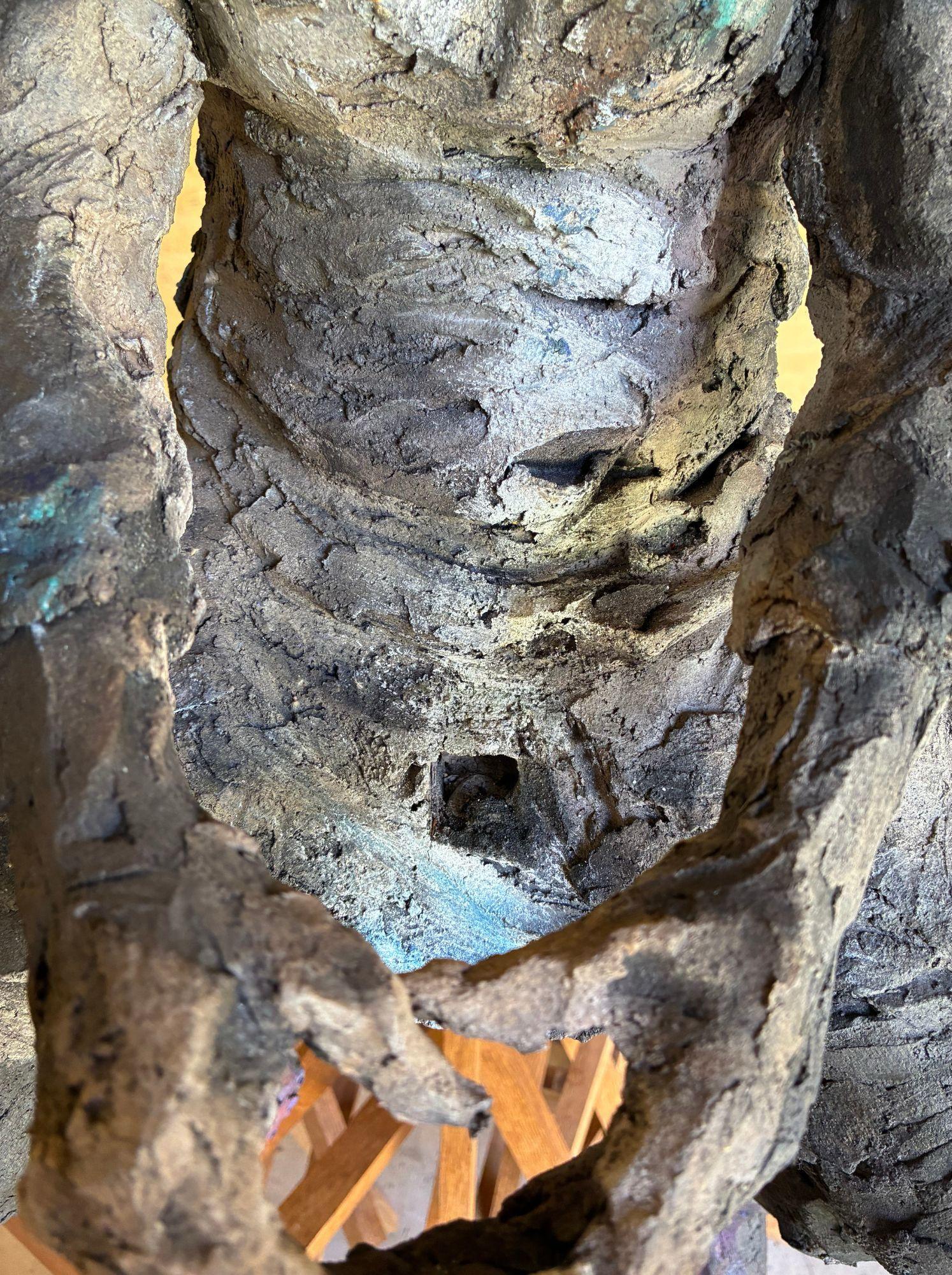 Modèle de maquette de dyslexie disloquée by Cécile Raynal - stoneware sculpture For Sale 7