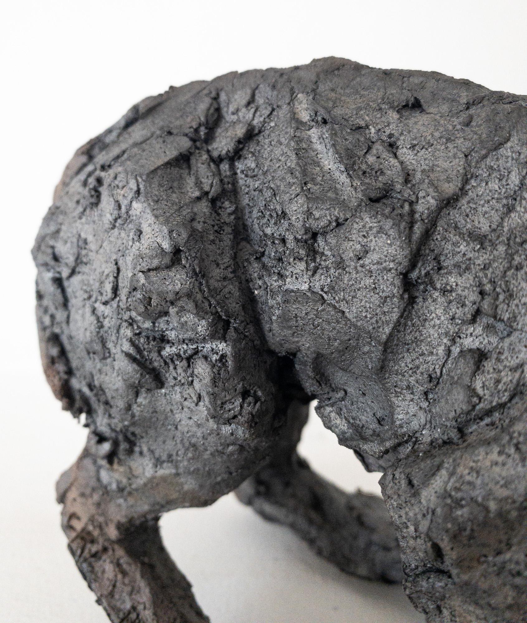 Correr de Cécile Raynal - Escultura de arte animal, personaje de cuento de hadas en venta 11