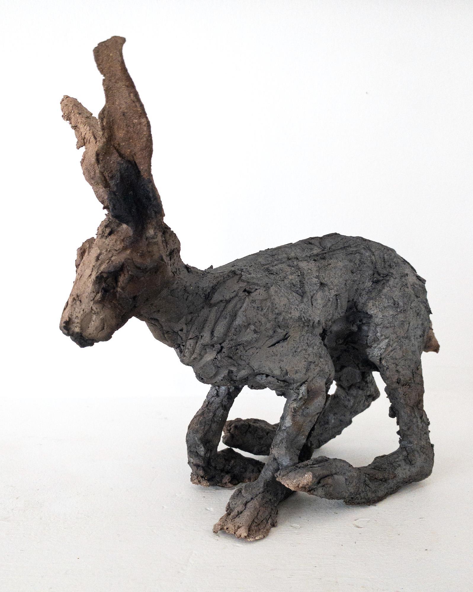 Correr de Cécile Raynal - Escultura de arte animal, personaje de cuento de hadas en venta 7