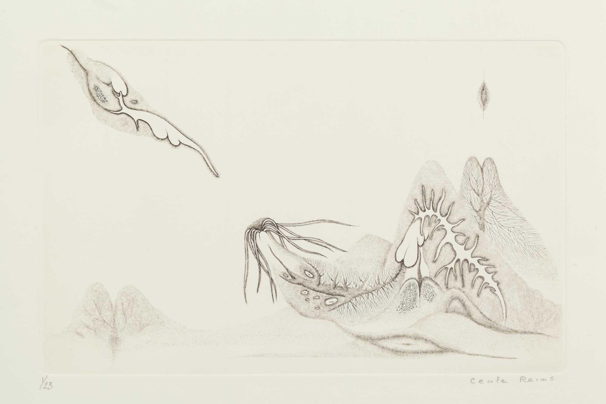 Cosmogonies No. 5 - Print by Cécile REIMS