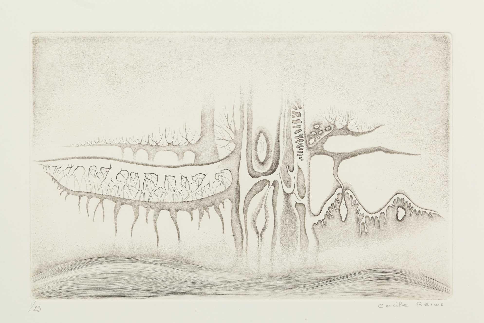 Cosmogonies No. 6 - Print by Cécile REIMS