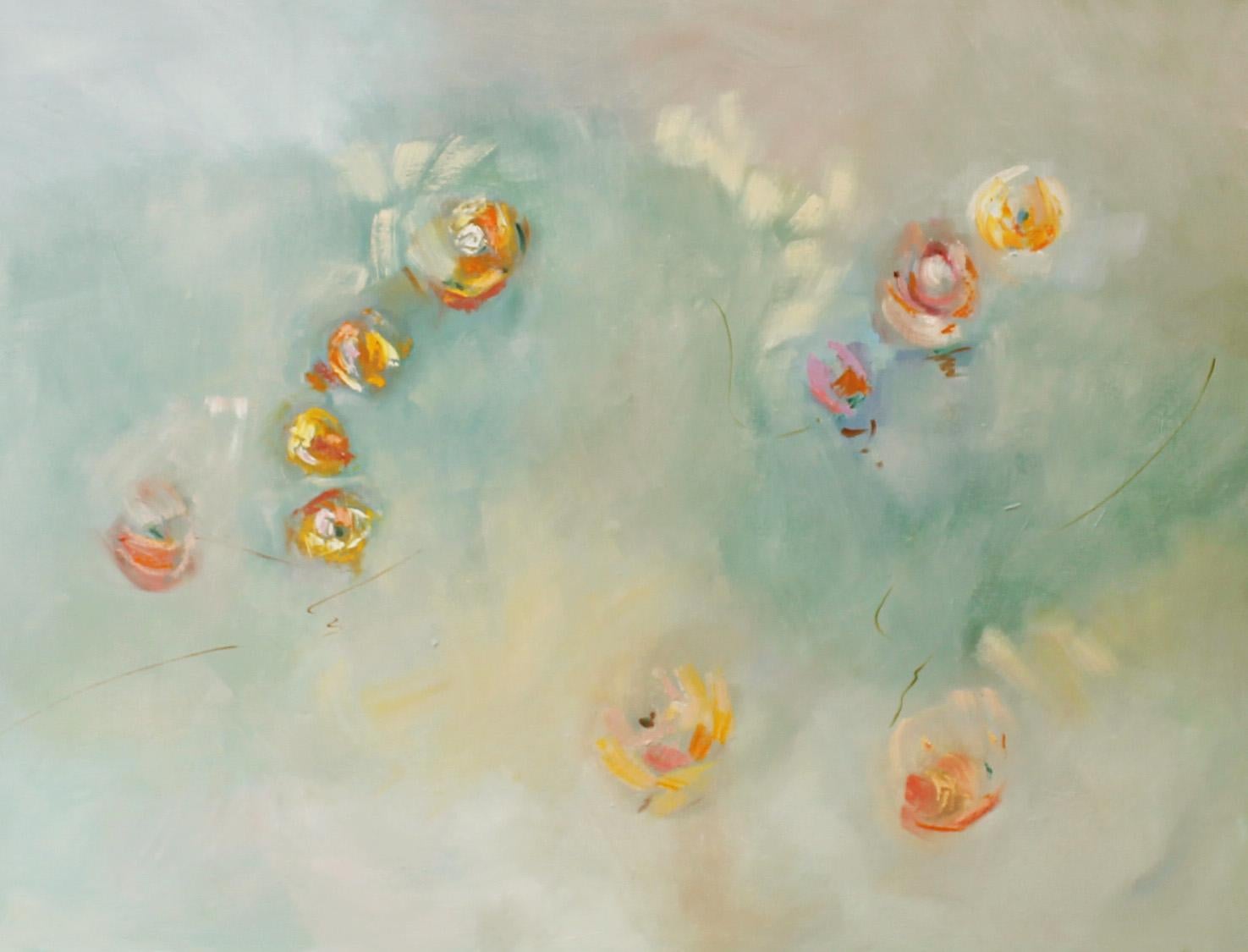 Cecilia Arrospide Abstract Painting - Softness
