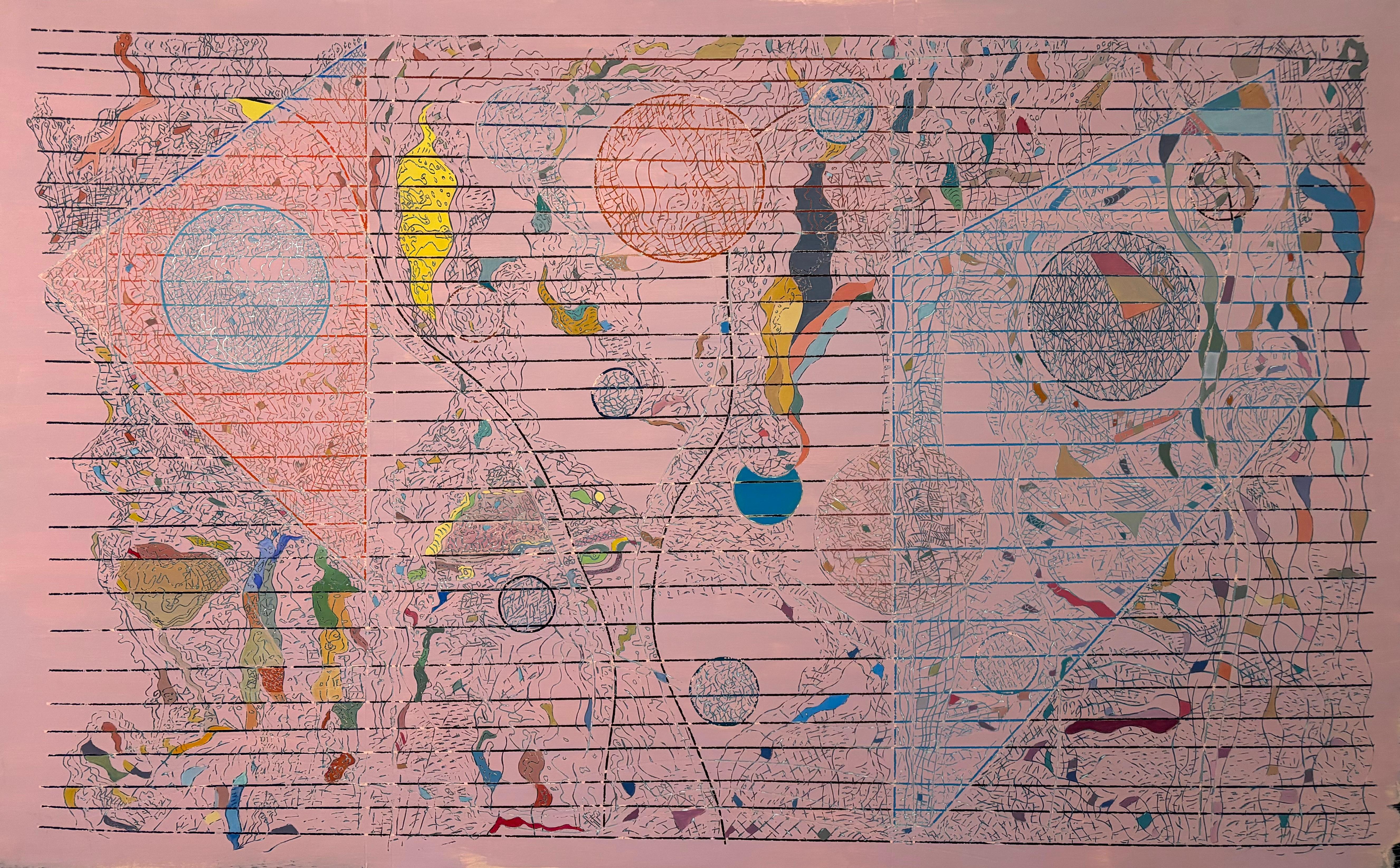 Abstract Painting di Cecilia Biagini - Lettera cosmica