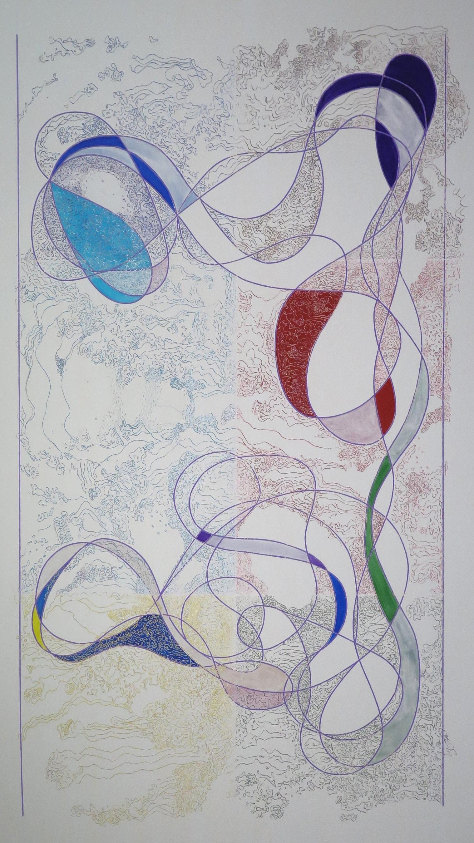Cecilia Biagini Abstract Painting – Memoria Involuntaria