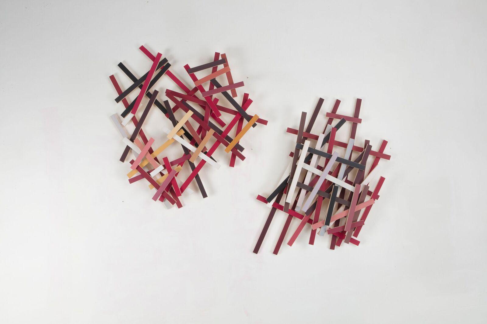 Cecilia Biagini Abstract Sculpture - Crossign Lines