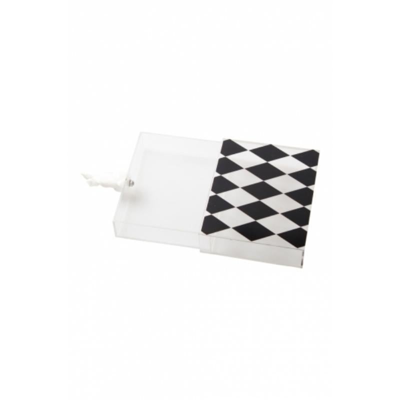 Cecilia Ma - Pochette a forma di coniglio in acrilico con stampa a diamante nero In condizioni buone in vendita a Dubai, Al Qouz 2