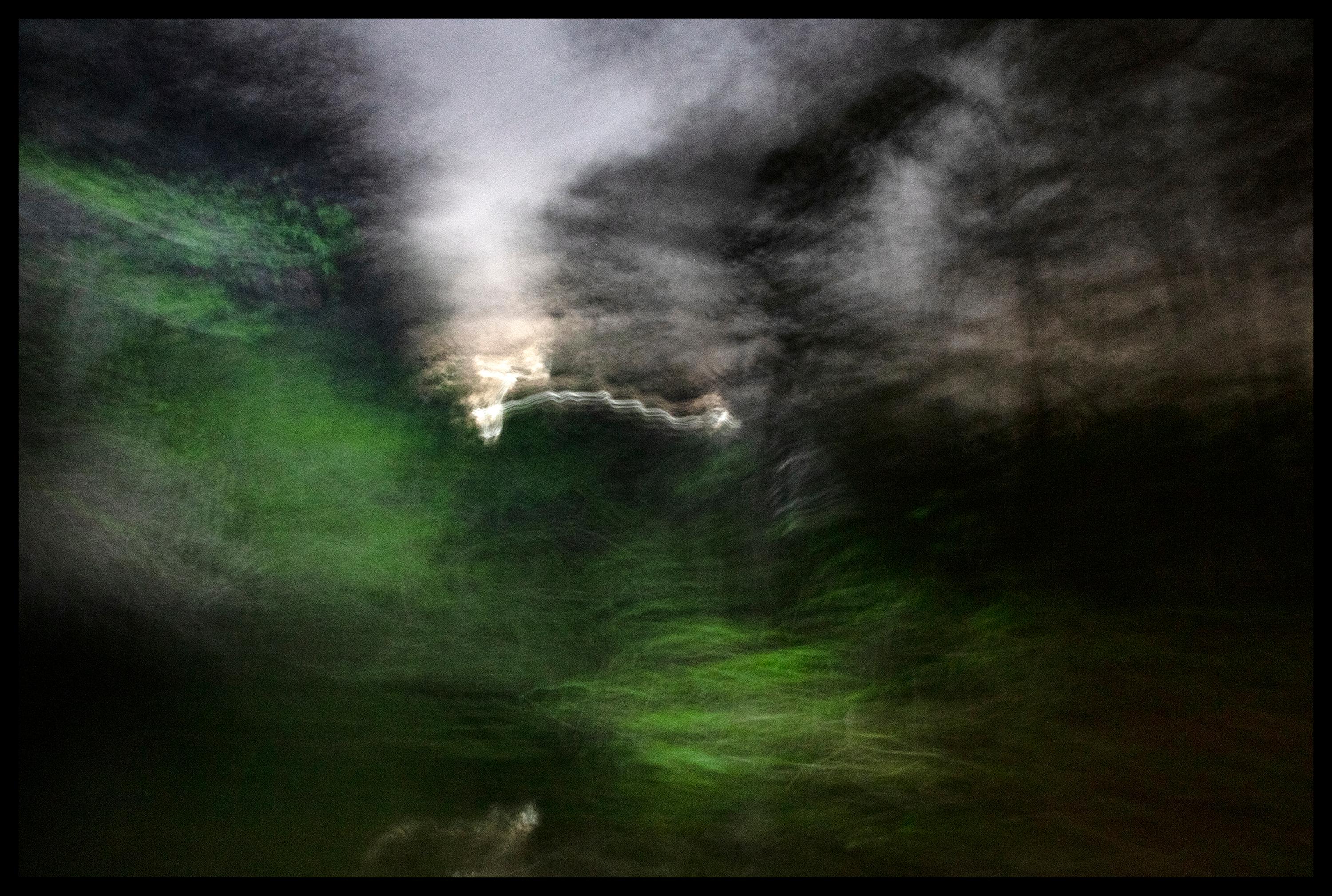 Emancipation On the Full Moon No. 2 - swamp - water - southern photography - Photograph by Cecilia Montalvo & Charlie McCullers