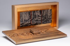 End of Old Augusta Road - wet plate collodion - landscape photography - trees