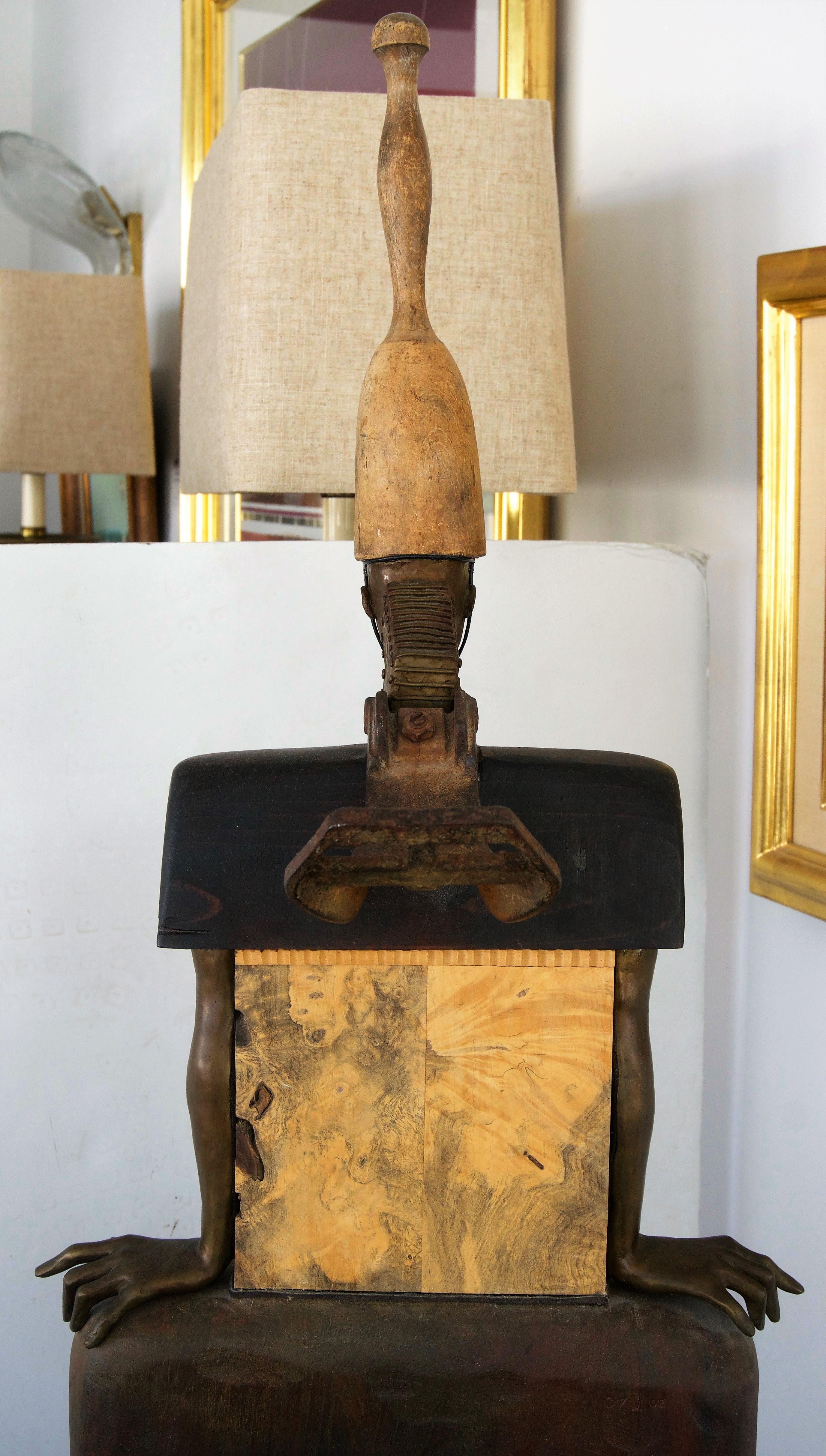 Outsider Art Sculpture by Cecilia Z Miguez For Sale 2