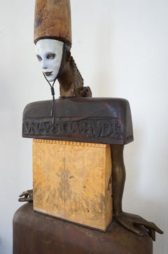 Outsider Art Sculpture by Cecilia Z Miguez