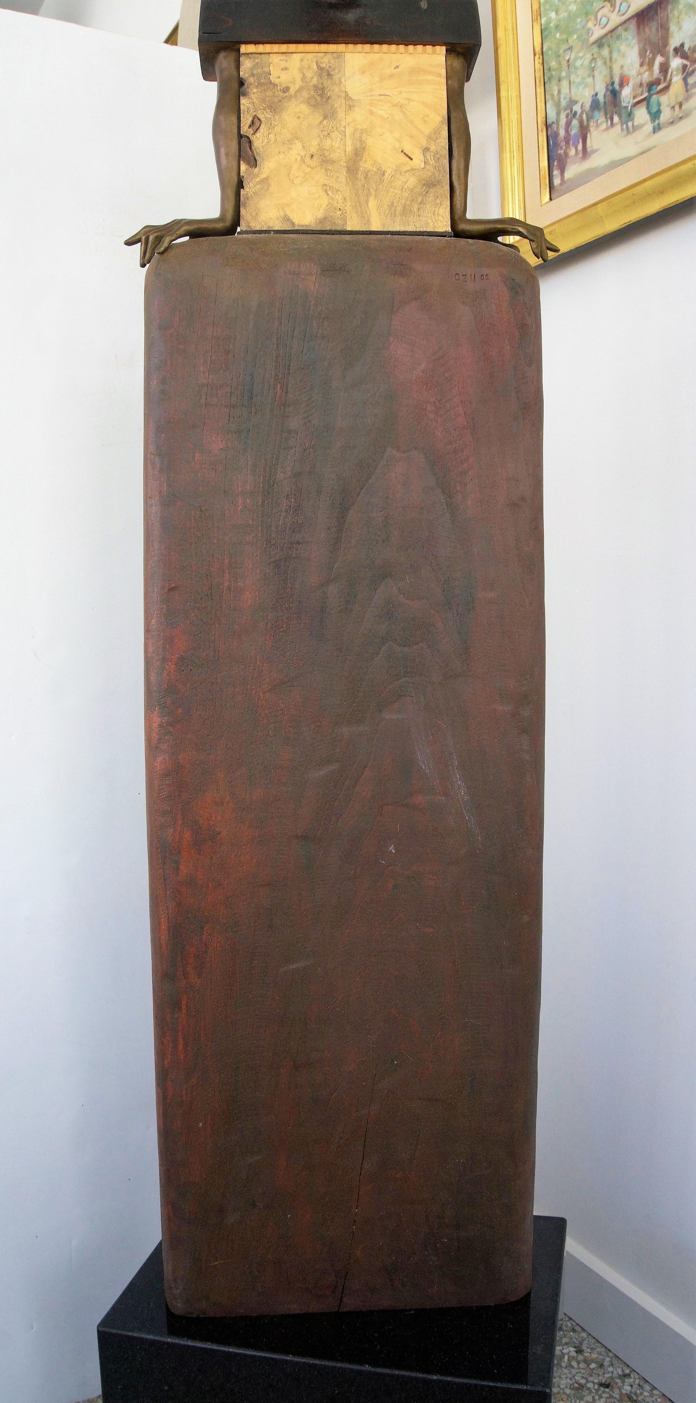 Hand-Crafted Outsider Art Sculpture by Cecilia Z Miguez For Sale