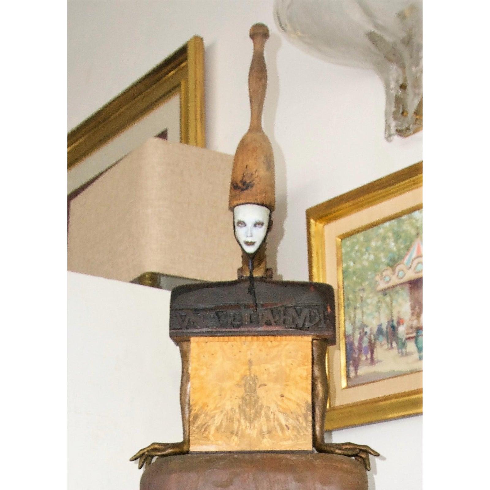 Contemporary Outsider Art Sculpture by Cecilia Z Miguez For Sale