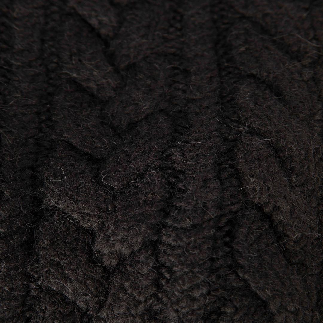 Women's Cecilie Bahnsen Black Wool Back Tie Knit Jumper Size XS