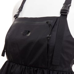 CECILIE BAHNSEN THE NORTH FACE Shara Mountain nylon tiered babydoll dress XS