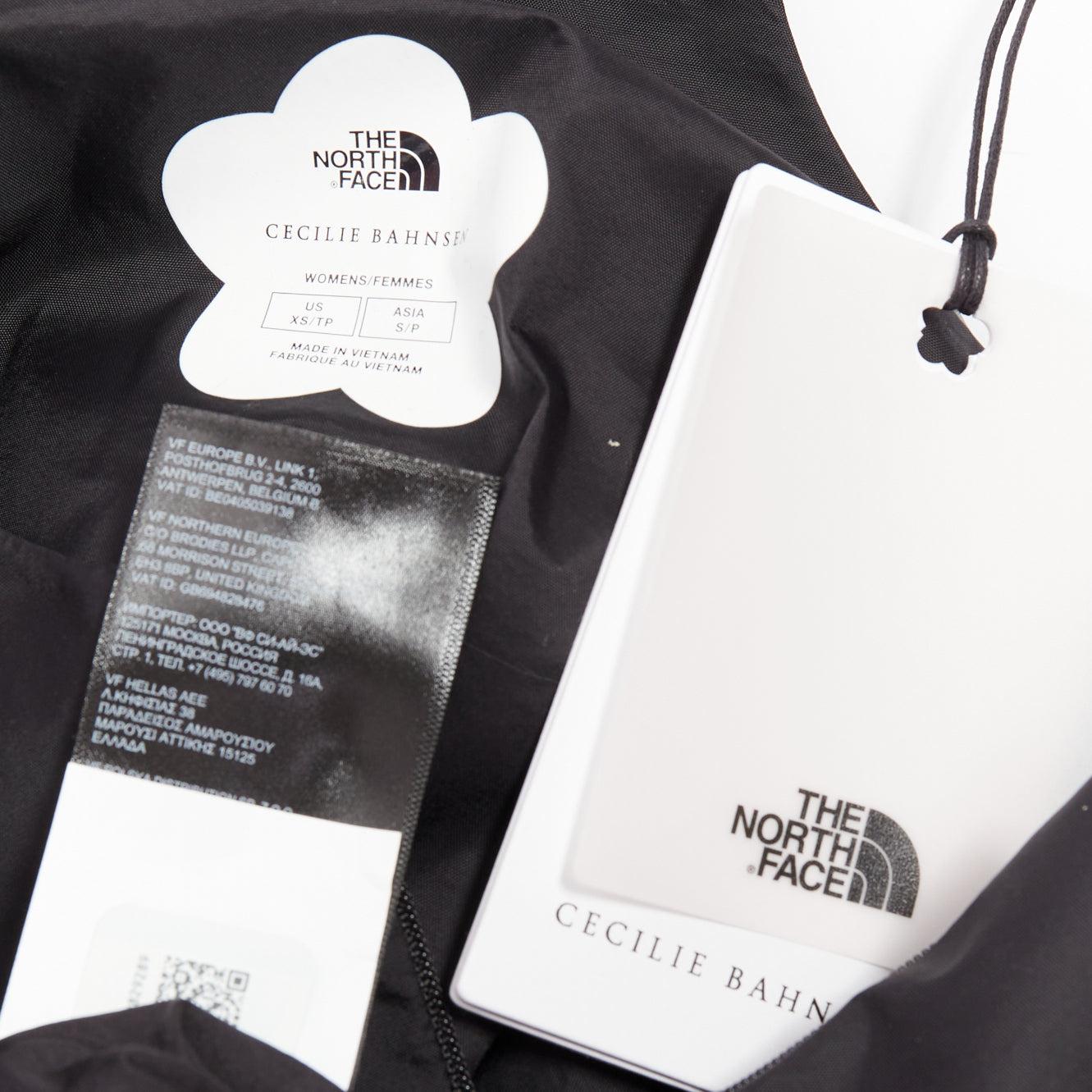 CECILIE BAHNSEN THE NORTH FACE Shara Mountain vestido babydoll de nylon con capas XS en venta 3